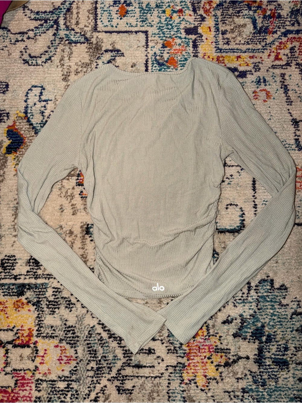 alo yoga ribbed long sleeve top